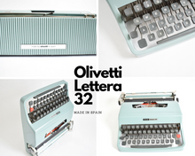 Load image into Gallery viewer, 1976 Olivetti Lettera 32 Typewriter