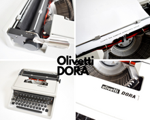 Load image into Gallery viewer, 1969 Olivetti Dora Typewriter