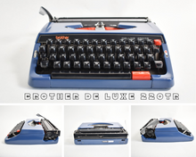 Load image into Gallery viewer, 1970s Brother De Luxe 220TR Typewriter