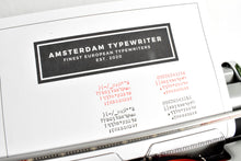 Load image into Gallery viewer, 1966 Hermes 3000 Typewriter - Hebrew, New Platen