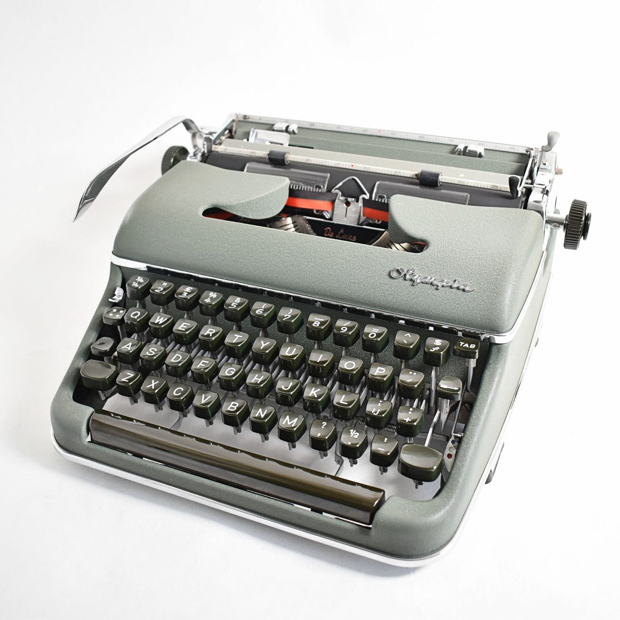 1957 Olympia SM3 Typewriter - New Platen – Amsterdam Typewriter