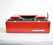 Load image into Gallery viewer, 1970 Olivett Lettera 31 Typewriter - Red