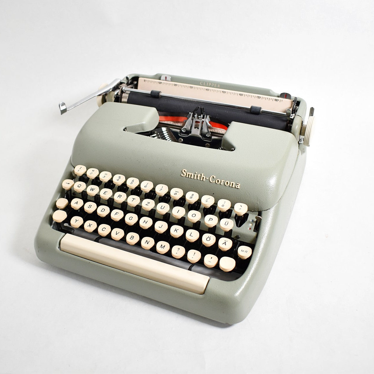 【ビンテージ】大型 米国 アンティーク SMITH-CORONA タイプライター 1960 Smith Corona Clipper Typewriter – Amsterdam Typewriter