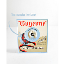 Load image into Gallery viewer, Vintage Typewriter Ribbon Advertisement with Working Thermometer