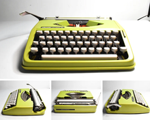 Load image into Gallery viewer, Olivetti Lettera 82 Lime Green Typewriter