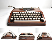 Load image into Gallery viewer, Olivetti Lettera 82 Typewriter - Chocolate Brown