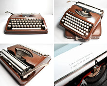 Load image into Gallery viewer, Olivetti Lettera 82 Typewriter - Chocolate Brown