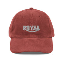 Load image into Gallery viewer, Vintage Corduroy Cap - Royal Typewriter Co. Baseball Hat