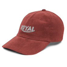 Load image into Gallery viewer, Vintage Corduroy Cap - Royal Typewriter Co. Baseball Hat