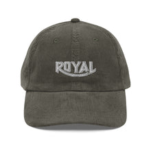 Load image into Gallery viewer, Vintage Corduroy Cap - Royal Typewriter Co. Baseball Hat
