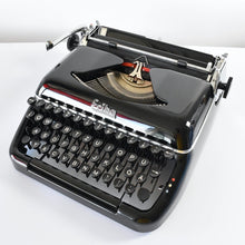 Load image into Gallery viewer, 1953 German Erika 10 Glossy Black Typewriter