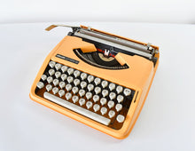 Load image into Gallery viewer, Olivetti Lettera 82 Orange Portable Typewriter