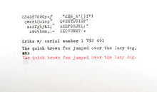 Load image into Gallery viewer, 1952 German Erika 10 Typewriter, RARE typeface