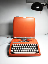 Load image into Gallery viewer, 1972 Hermes Baby Typewriter - Techno Typeface, Ruby Red