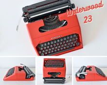 Load image into Gallery viewer, 1960s Underwood 23 Classic Hot Red