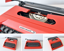 Load image into Gallery viewer, 1960s Underwood 23 Classic Hot Red