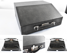 Load image into Gallery viewer, 1953 German Erika 10 Glossy Black Typewriter