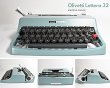 Load image into Gallery viewer, 1967 Olivetti Lettera 32 Typewriter