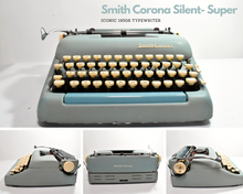 Load image into Gallery viewer, 1957 Smith Corona Silent-Super - Teal, Pica
