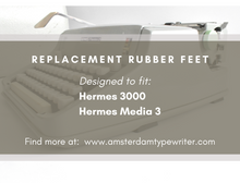 Load image into Gallery viewer, Rubber Feet Replacements - Hermes 3000 Square