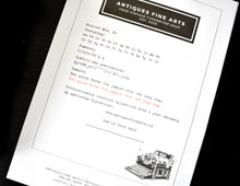 Load image into Gallery viewer, Stunning 1951 Everest Mod. 90 Typewriter