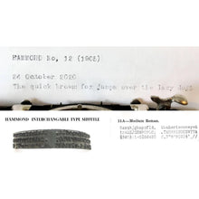 Load image into Gallery viewer, RARE* Antique Hammond 12. Ideal Typewriter