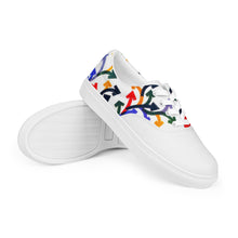 Load image into Gallery viewer, Men’s Lace-up Canvas Shoes - Olivetti Tetractys