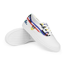 Load image into Gallery viewer, Men’s Lace-up Canvas Shoes - Olivetti Multisumma 22