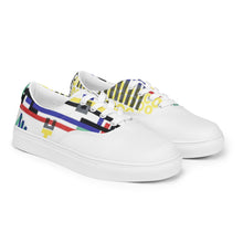 Load image into Gallery viewer, Men’s Lace-up Canvas Shoes - Olivetti Multisumma 22