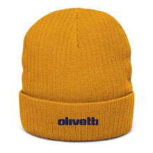 Load image into Gallery viewer, Ribbed Knit Beanie Hat - Olivetti