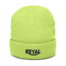 Load image into Gallery viewer, Ribbed Knit Beanie Hat - Royal