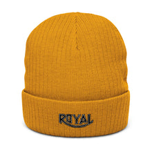 Load image into Gallery viewer, Ribbed Knit Beanie Hat - Royal