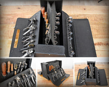 Load image into Gallery viewer, 1970s* VINTAGE Leather Repairman Tool Bag