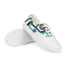 Load image into Gallery viewer, Women’s Lace-up Canvas Shoes - Olivetti Multisumma 22