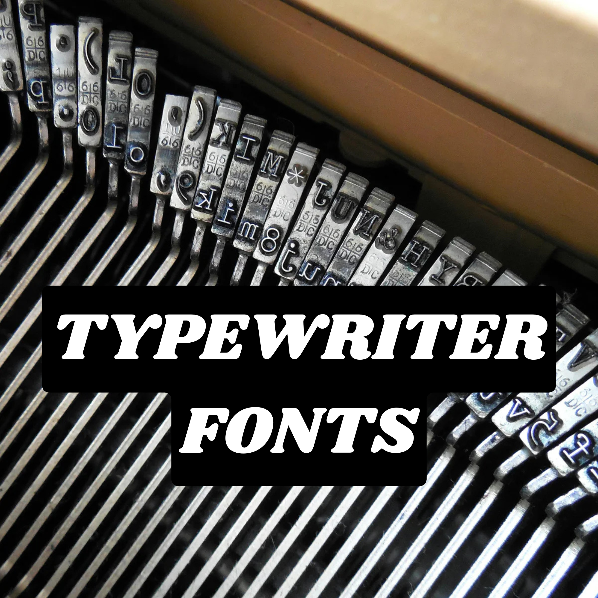 The Art & Power of Typography - Typewriter Fonts – Amsterdam Typewriter
