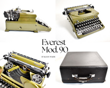 Load image into Gallery viewer, 1952 Everest Mod. 90 Typewriter
