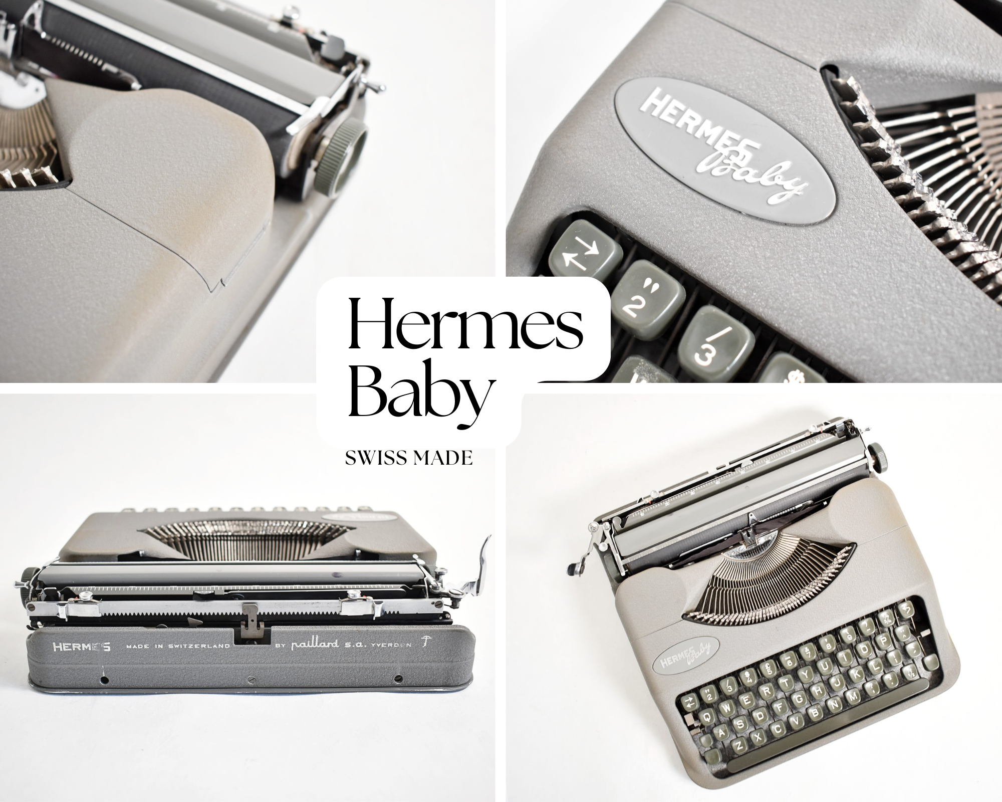ヘルメス　タイプライター　ヘルメスベビー Hermes Baby Typewriter | Restored Typewriter | New Ribbon
