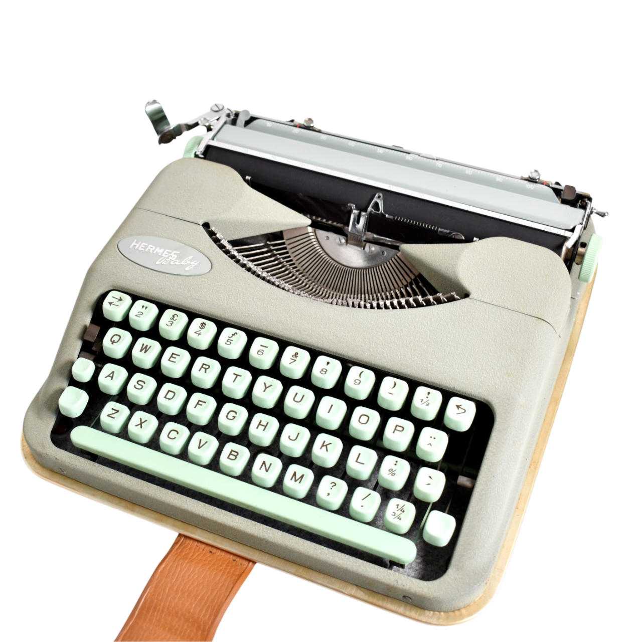 Hermes Baby Typewriter | Restored Typewriter | De Luxe Leather Case ...