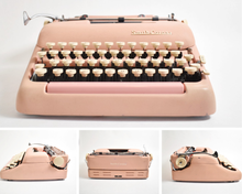 Load image into Gallery viewer, 1957 Smith Corona Super Silent Pink Typewriter
