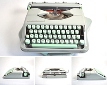 Load image into Gallery viewer, 1963 Mint Hermes Baby Typewriter - qwerty
