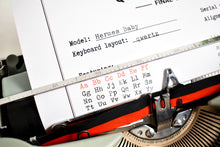 Load image into Gallery viewer, 1962 Hermes Baby Typewriter - qwertz
