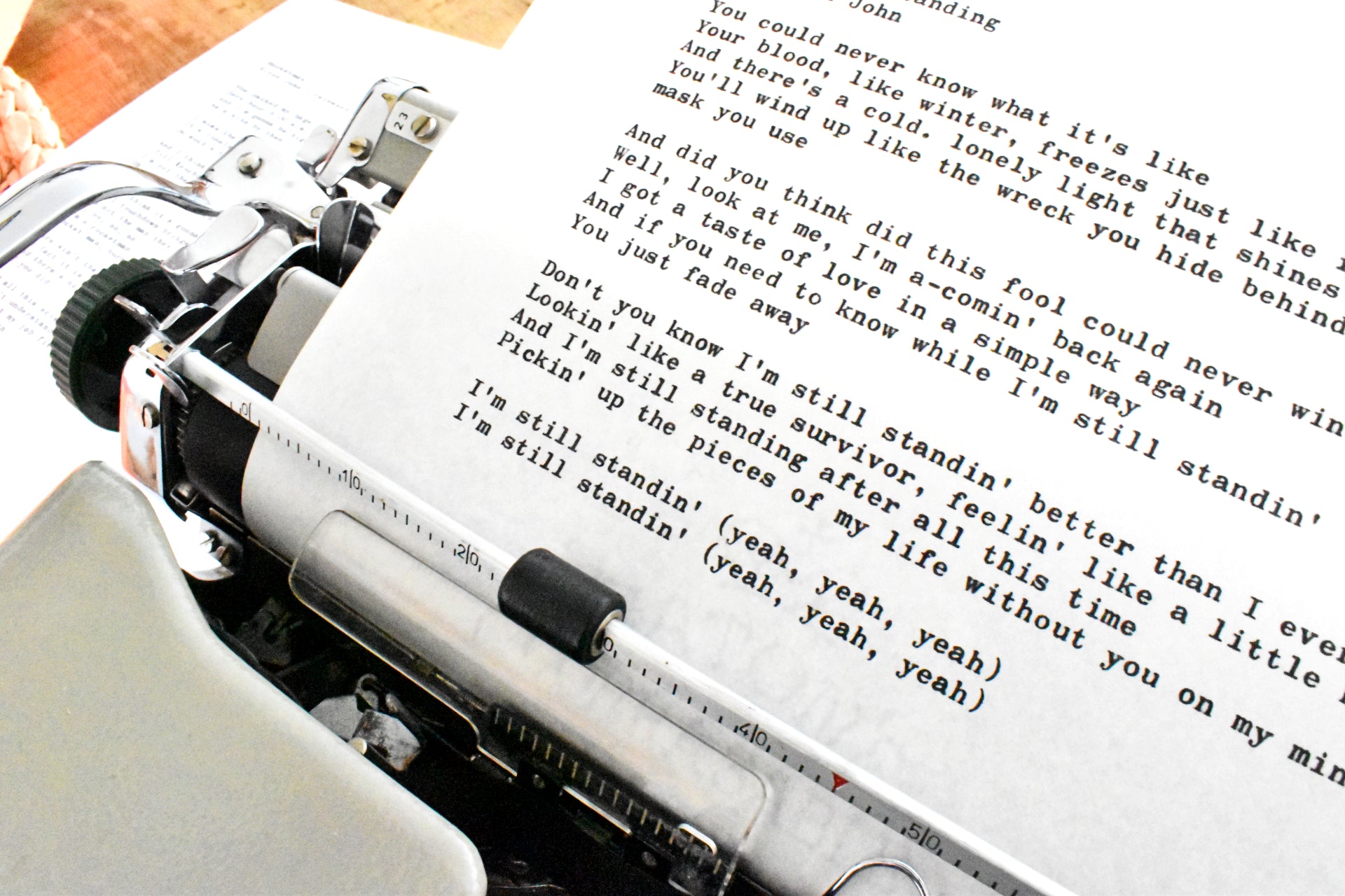 Southworth Red Ruled Vintage Typewriter Paper