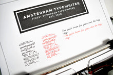 Load image into Gallery viewer, *Rare* Hermes 3000 Typewriter - Cursive Typeface
