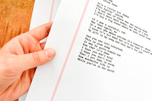 Load image into Gallery viewer, Southworth Red Ruled Vintage Typewriter Paper
