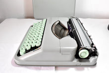Load image into Gallery viewer, 1961 Mint Hermes Baby Typewriter - Elite, QWERTY
