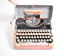 Load image into Gallery viewer, 1957 Smith Corona Super Silent Pink Typewriter
