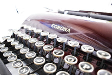 Load image into Gallery viewer, 1939 Smith Corona Silent Maroon - Curvy
