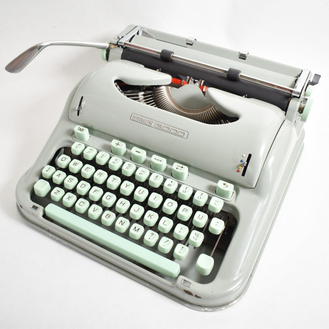Restored 1965 Hermes 3000 Typewriter - Petit Pica