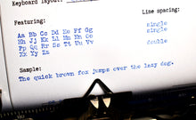 Load image into Gallery viewer, Stunning Rare 1929 Corona  Special Blue Typewriter
