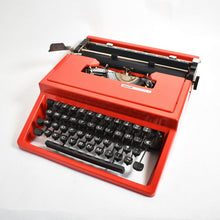 Load image into Gallery viewer, 1970 Olivett Lettera 31 Typewriter - Red
